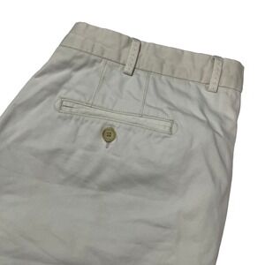 Peter Millar 38 Ivory Pima Cotton Shorts with Pockets